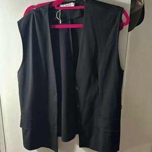 Mango black vest